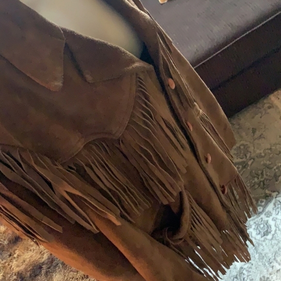 Happy Shop!  Leather fringe jacket - Picture 3 of 12